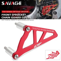 Front Chain Guide Protector Sprocket Guards Cover For HONDA CRF450R CRF250R CRF450RX CRF250RX Motorcycle Parts CRF 250 450 R RX