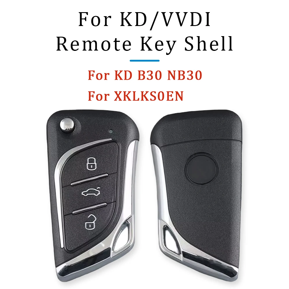 10/30 Pcs Replacement 3 Buttons Car Key Shell Case for KeyDiy B30 NB30 Xhorse VVDI XKLKS0EN Universal Remote Key Fob Lexus Style