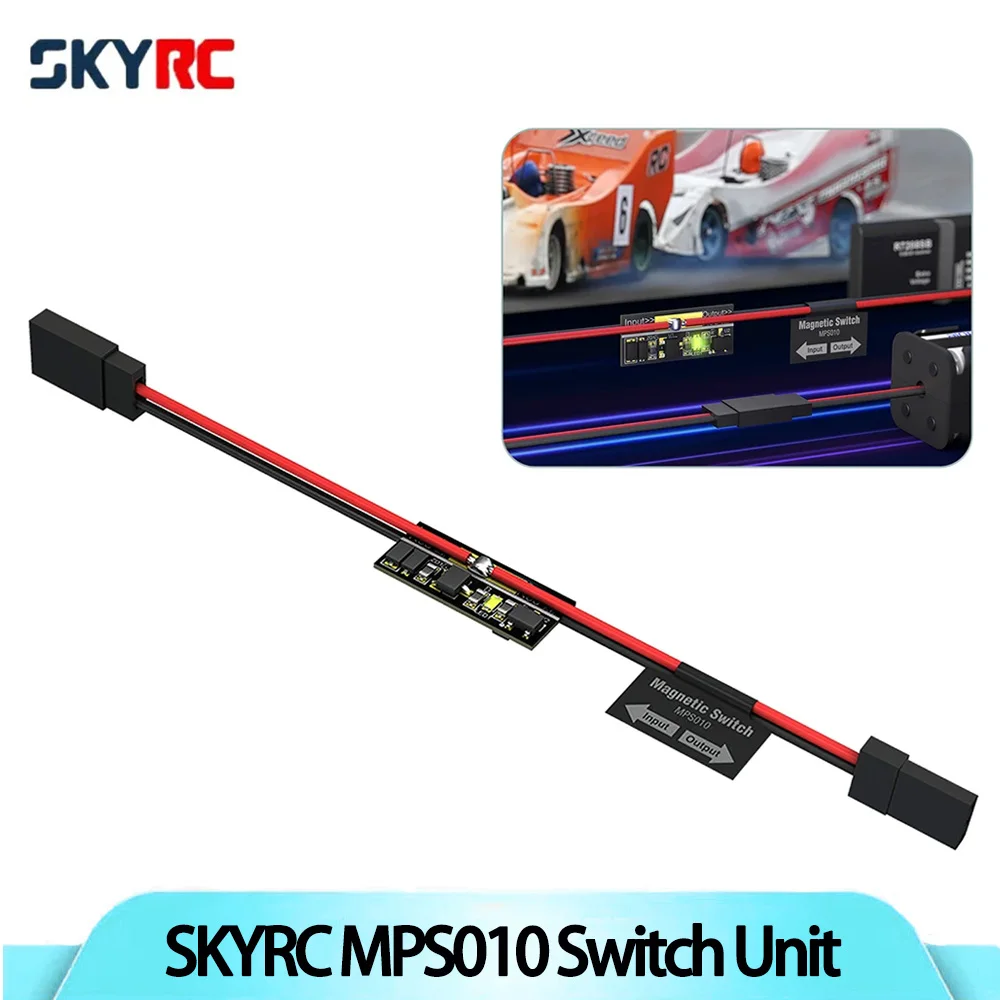 

SkyRC RC Switch Unit MPS010 Magnetic Power Switch DC 3-13V 7A Magnetic Switch For Receiver System Remote Control Car Sailplanes