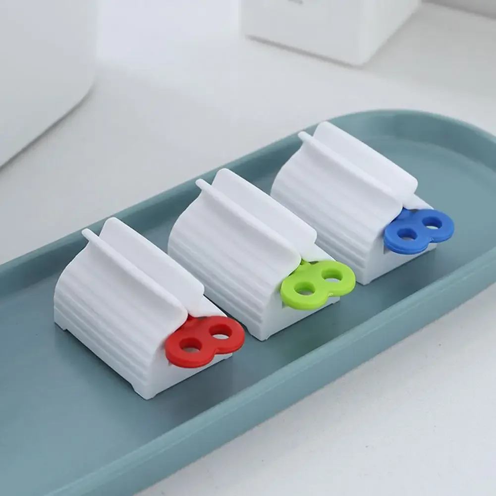 Toothpaste Squeezer Labor-saving Stable Base Manual Easy Dispenser Toothpaste Tube Roller Clip Bathroom Accessories