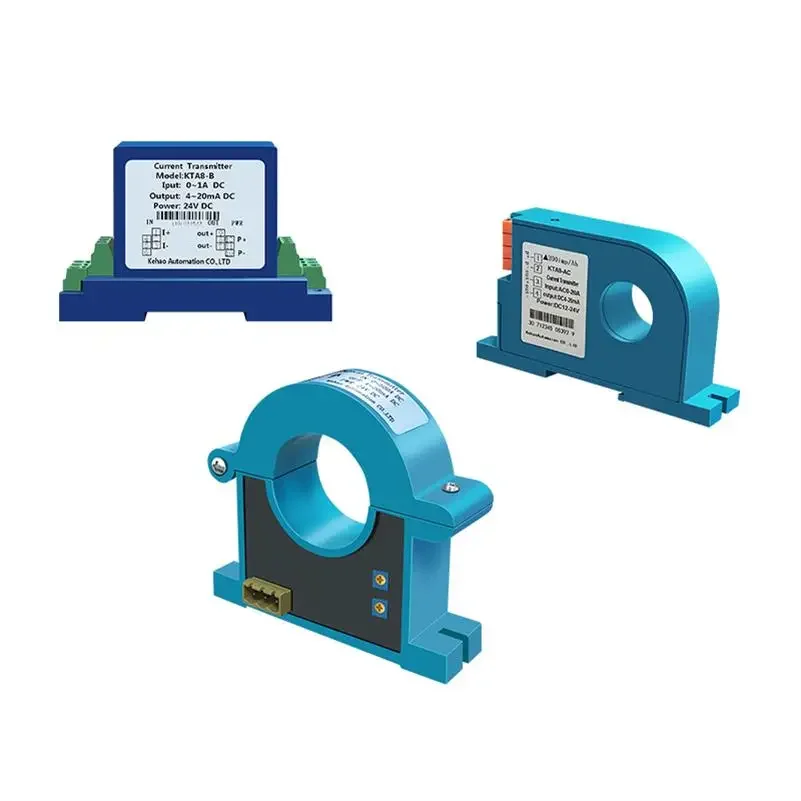 MIC-KTA-DC 0-200V Input Analog Output And 4-20mA 0-10V Ac Dc Output Current Voltage Transmitter Hall Effect Current Sensor