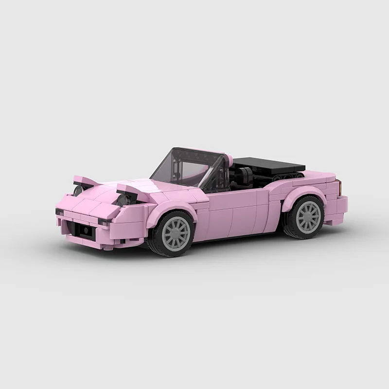 Sports car racing moc compatible Lego small particles educational assembly children's building block toys cross-border wholesale