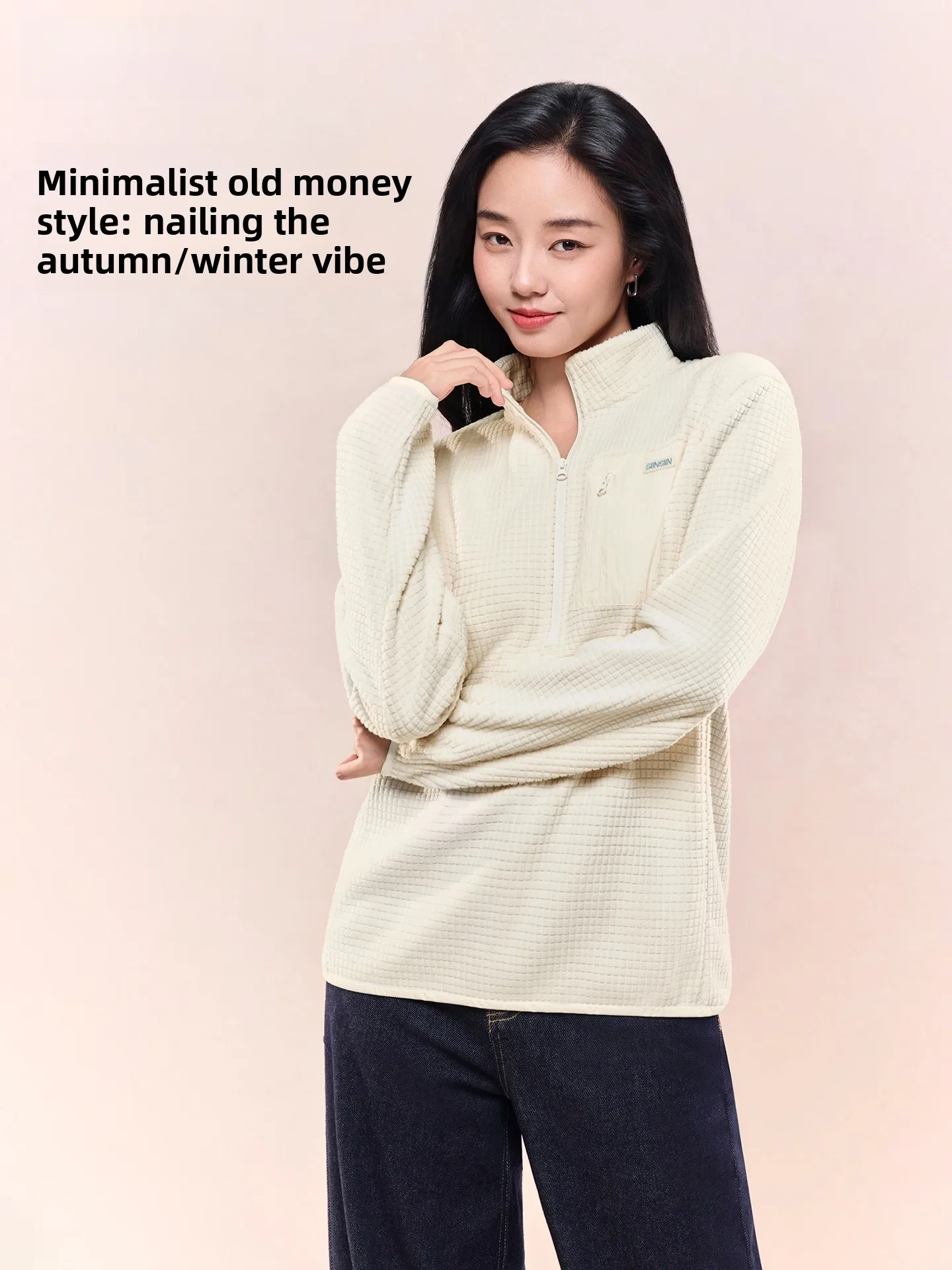 

SIINSIIN Ladies' Hoodie Stand Collar Loose Fit Zipper Design Autumn Winter New Sle Slimming Top Comfortable Lazy Sle Swea...