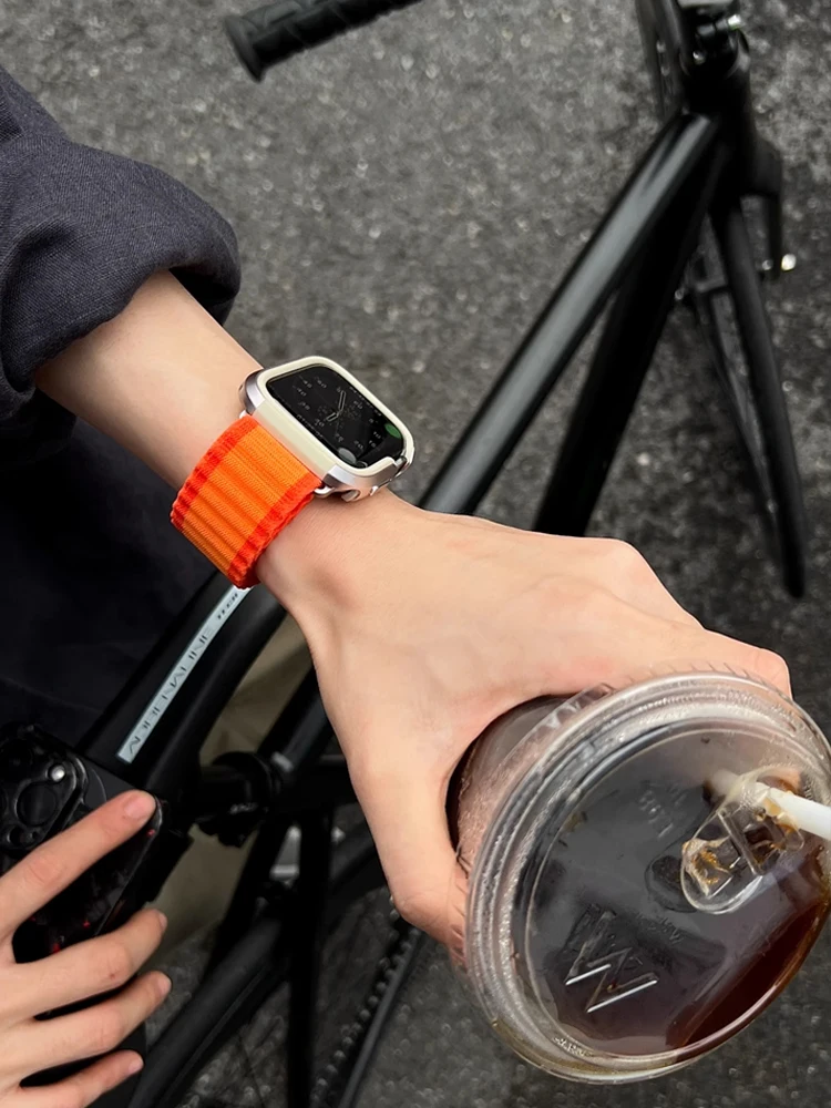 Ocean Strap For Apple Watch Ultra 2 10 9 8 7 49mm 46mm 45 41mm Sport Nylon Bracelet Band For iWatch 6 5 4 3 SE 44 40mm 42mm 38mm