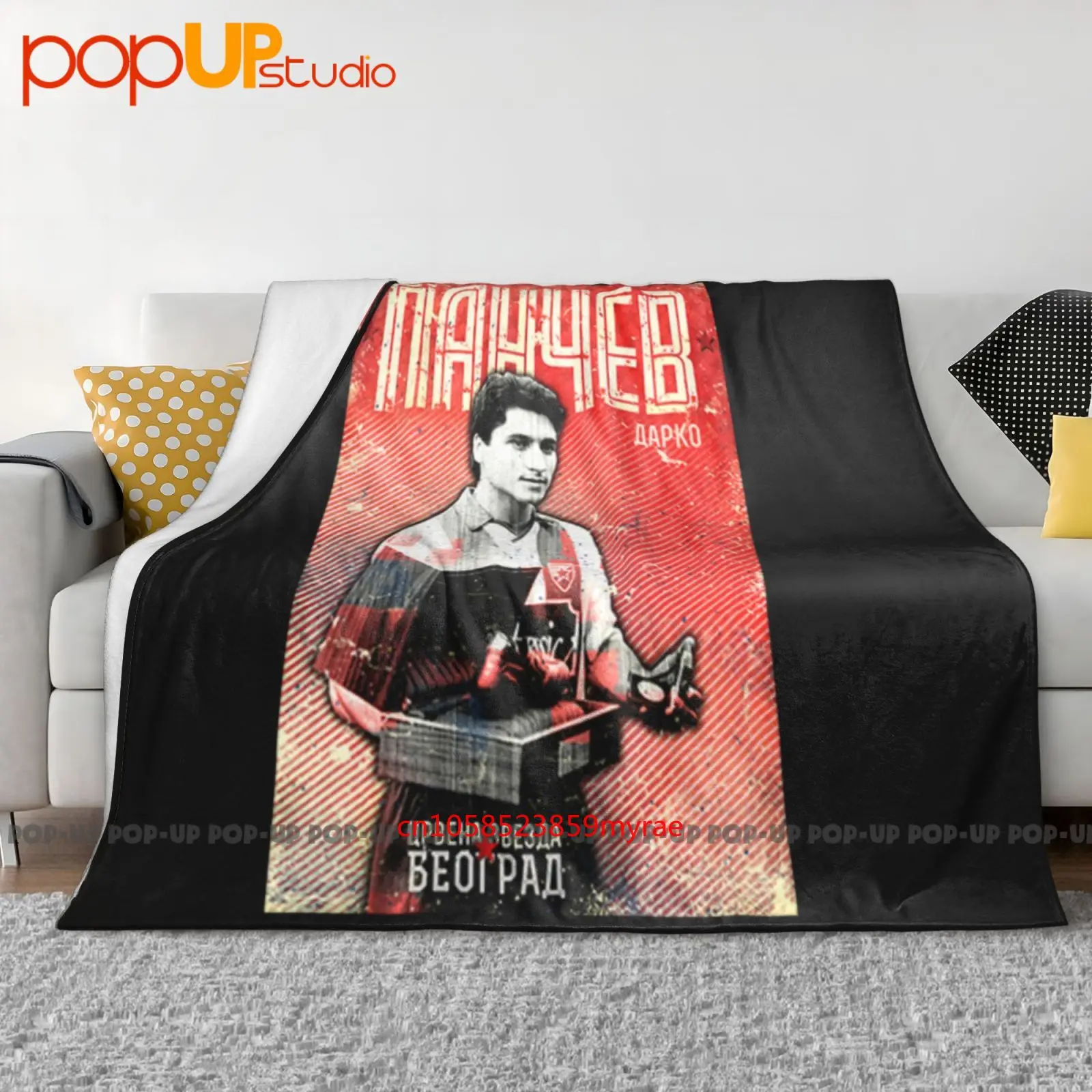 Darko Pancev Inter Meteora Stella Rossa Calcio Ultra-Soft Blanket Quilt Winter Sofa Cover Bed Covers