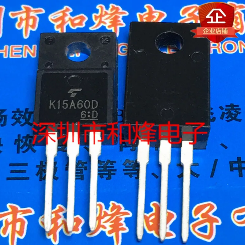 

Original 5pcs/ K15A60D TK15A60D TO-220F 600V 15A