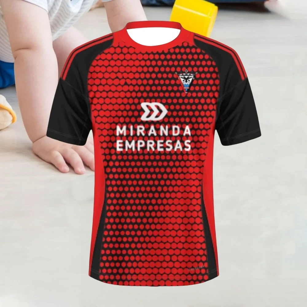 

2025 New Miranda Short Sleeve Football Shirt Men's and Women's Football Uniform Breathable Jersey Quick Drive and Drying T-shirt