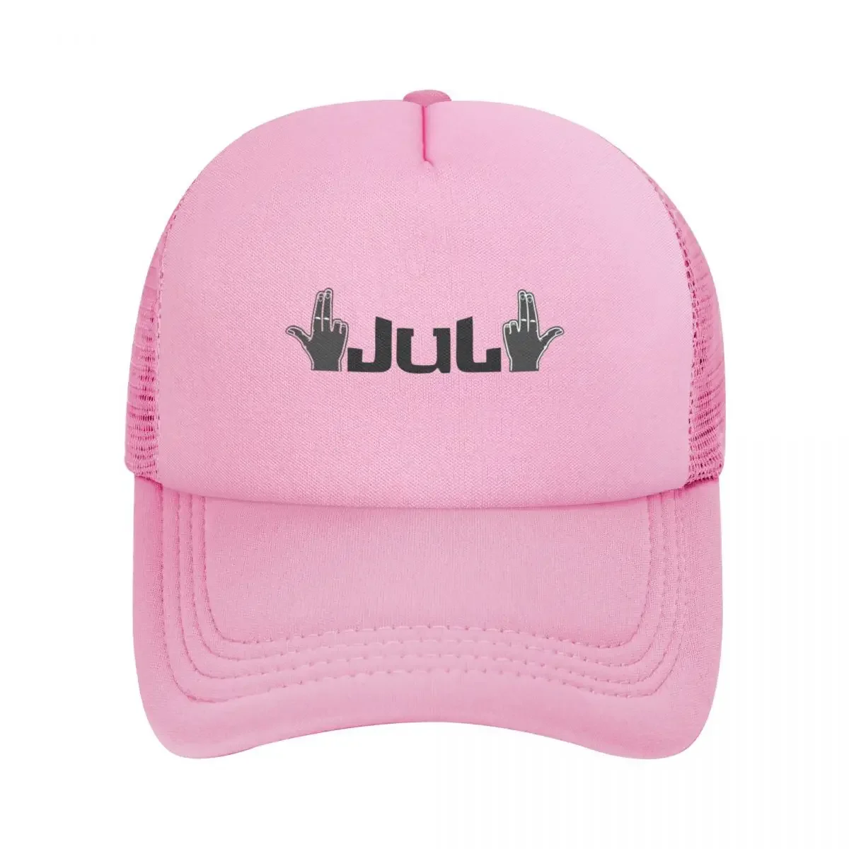Sombrero de malla transpirable decorativo de moda JUL, Guante Gigante JUL, Gorras de béisbol de malla Snapback, Sombreros de béisbol