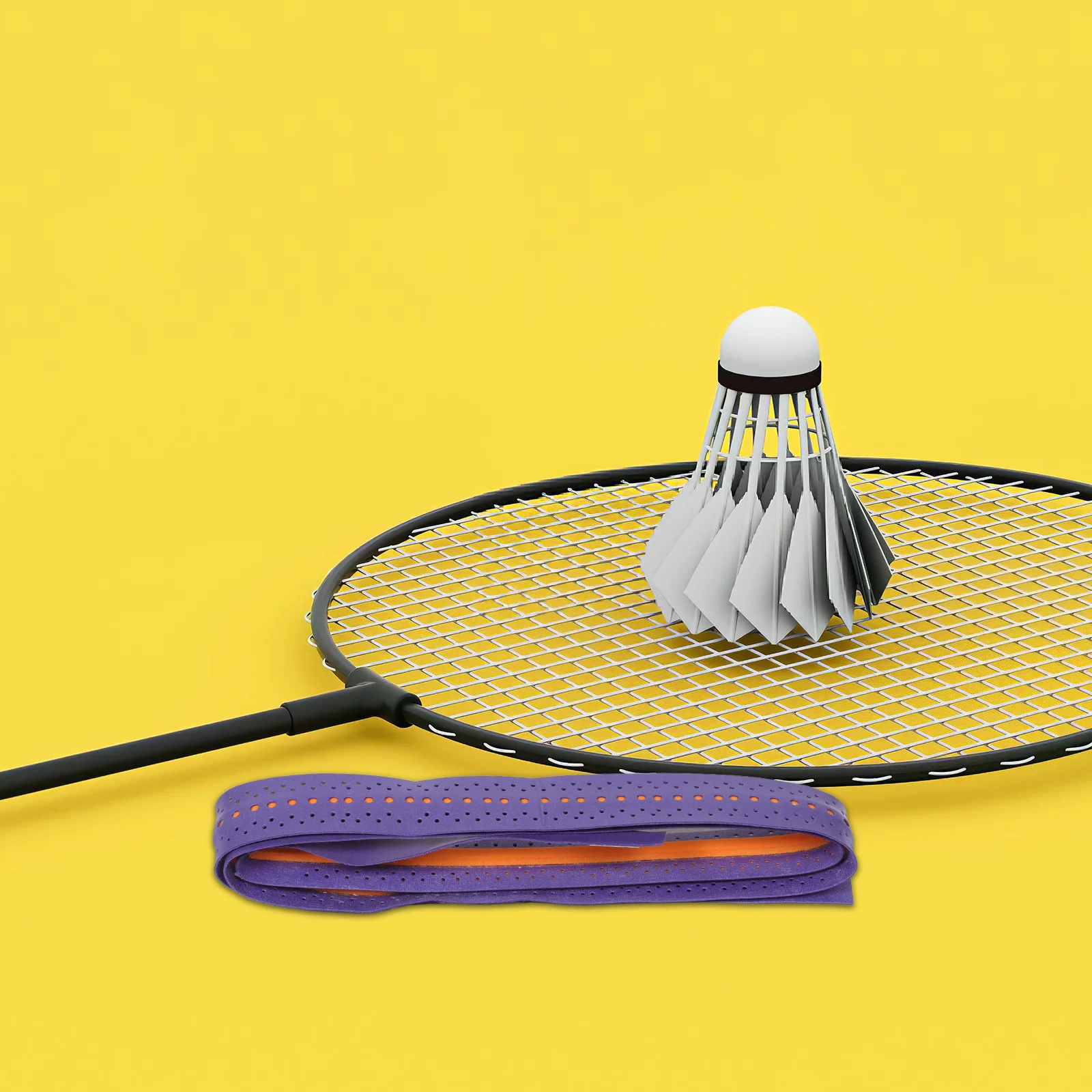 

4Pcs Badminton Racket Dragon Bone Grip Tape Stretchable Anti-Slip Sweat-Absorbing Handle Cover Reusable Overgrip Protector
