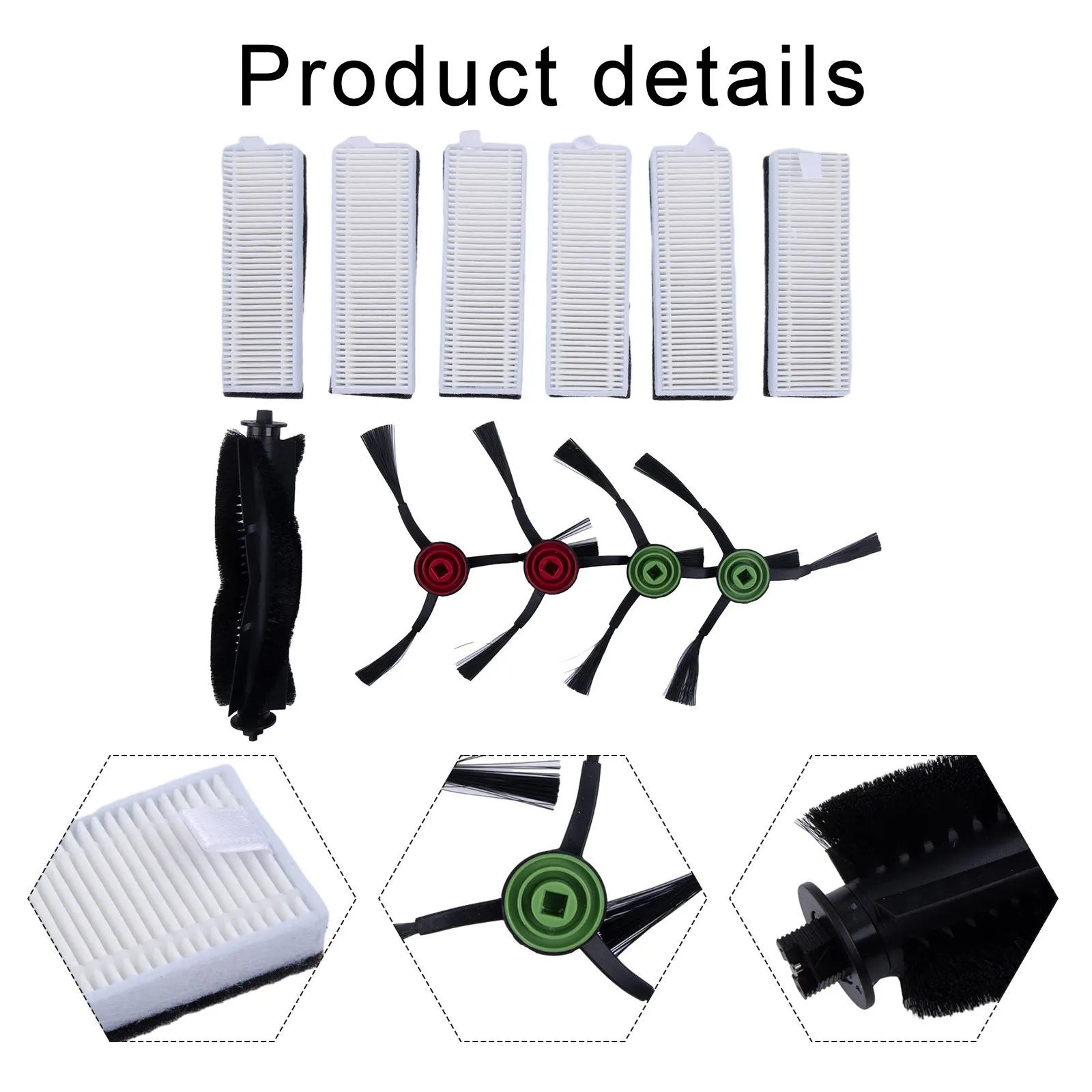 For Tikom G8000 Pro/ For G20 Vacuum Accessories Roller Side Brush Filter Kit Household Supplies  Cleaning Accessory