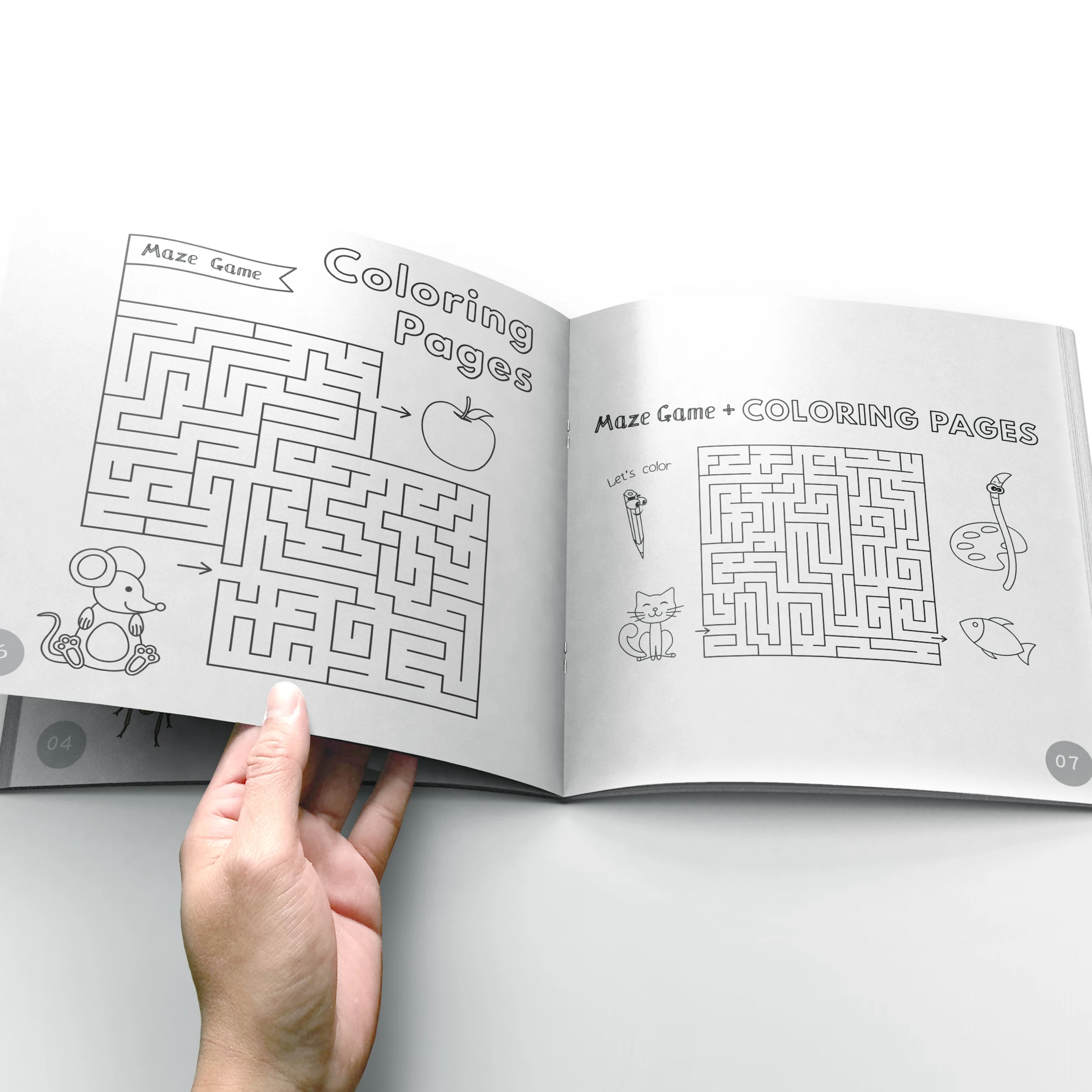 Interactive Maze Puzzle Book for Kids: Fun and Educational Adventures to Enhance Problem-Solving and Critical Thinking Skills