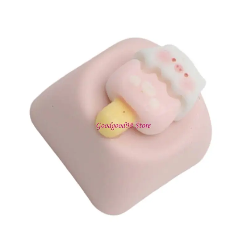 مفاتيح مفاتيح نمط الخنازير الفريدة لمفاتيح لوحة المفاتيح الميكانيكية راتنج مفتاح الراتنج يعزز جماليات ومتانة W8ec