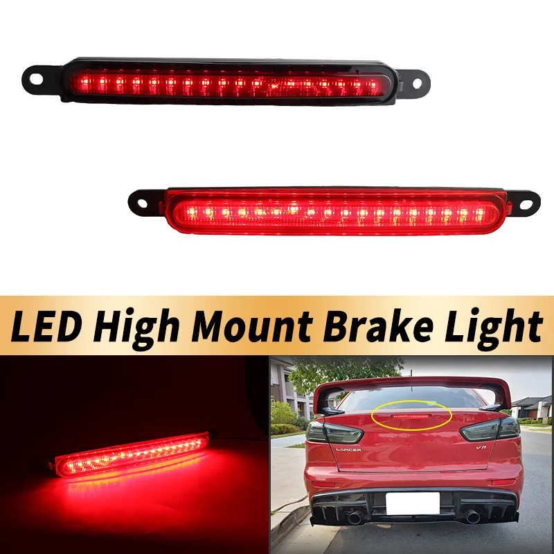 

1PC 12V Led High Mount Third Brake Light Canbus For Mitsubishi Lancer 8334A065 2008-2016 Rear Stop Bumper Lamp Car Accessories