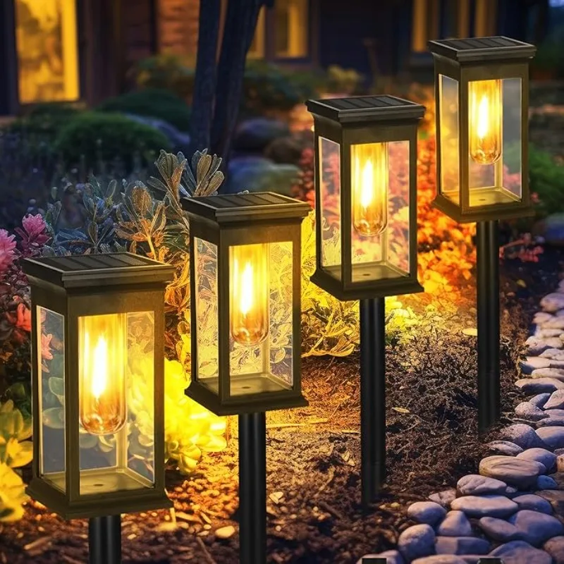 

1/2/4pcs Garden Solar Lights Automatic on/Off IP65 Waterproof Pedestrian Bridge Landscape Lighting Lawn Lights Courtyard Lights