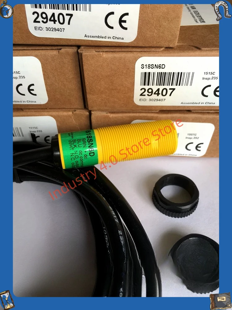 

M18 cylindrical photoelectric switch S18SN6D S18SP6D Brand New