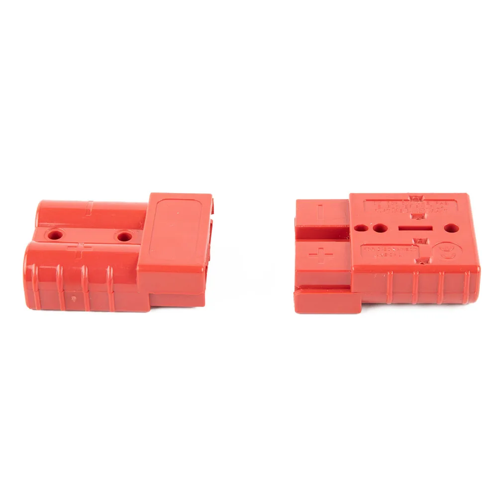 2pcs Current Connectors Power Tool Terminal Blocks Wire Connectors Without Copper Terminals 50A 50AMP 600V ForAnderson