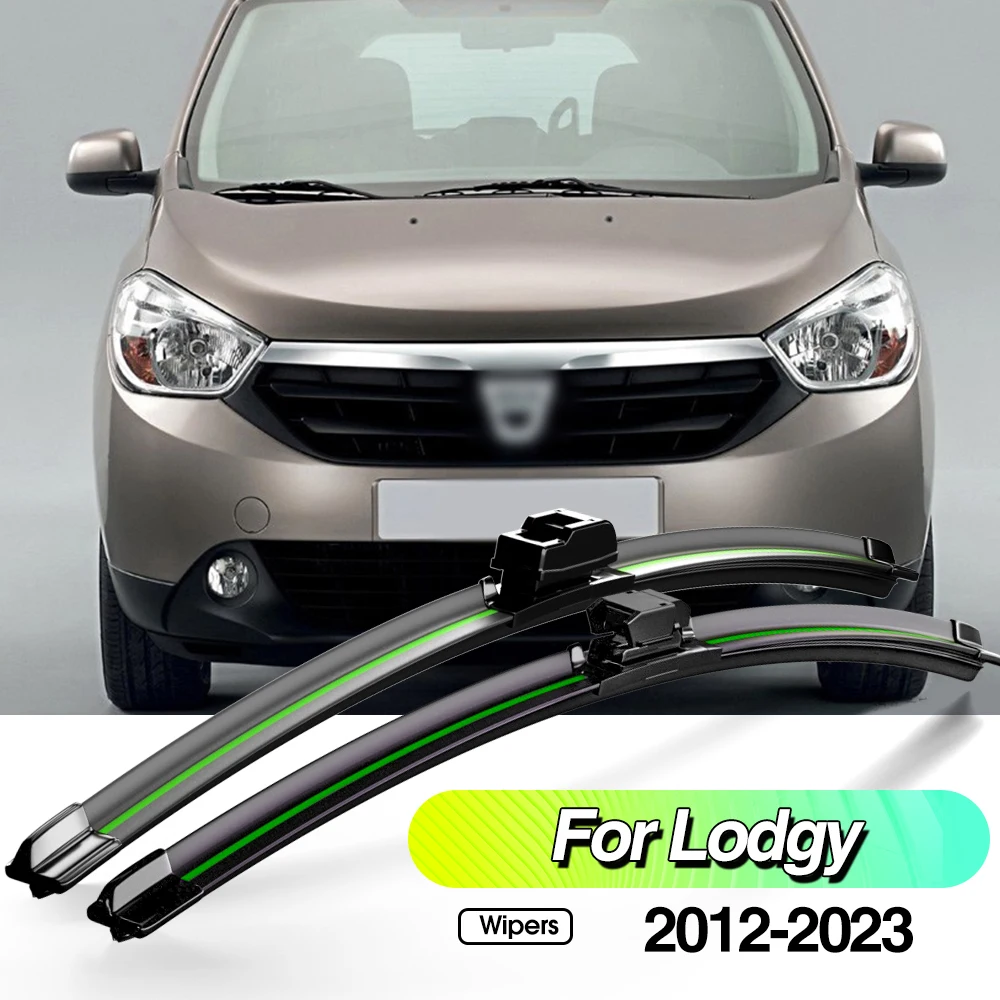 

For Dacia Lodgy 2012-2023 2pcs Front Windshield Wiper Blades Windscreen Window Accessories 2013 2014 2015 2016 2018 2020 2022