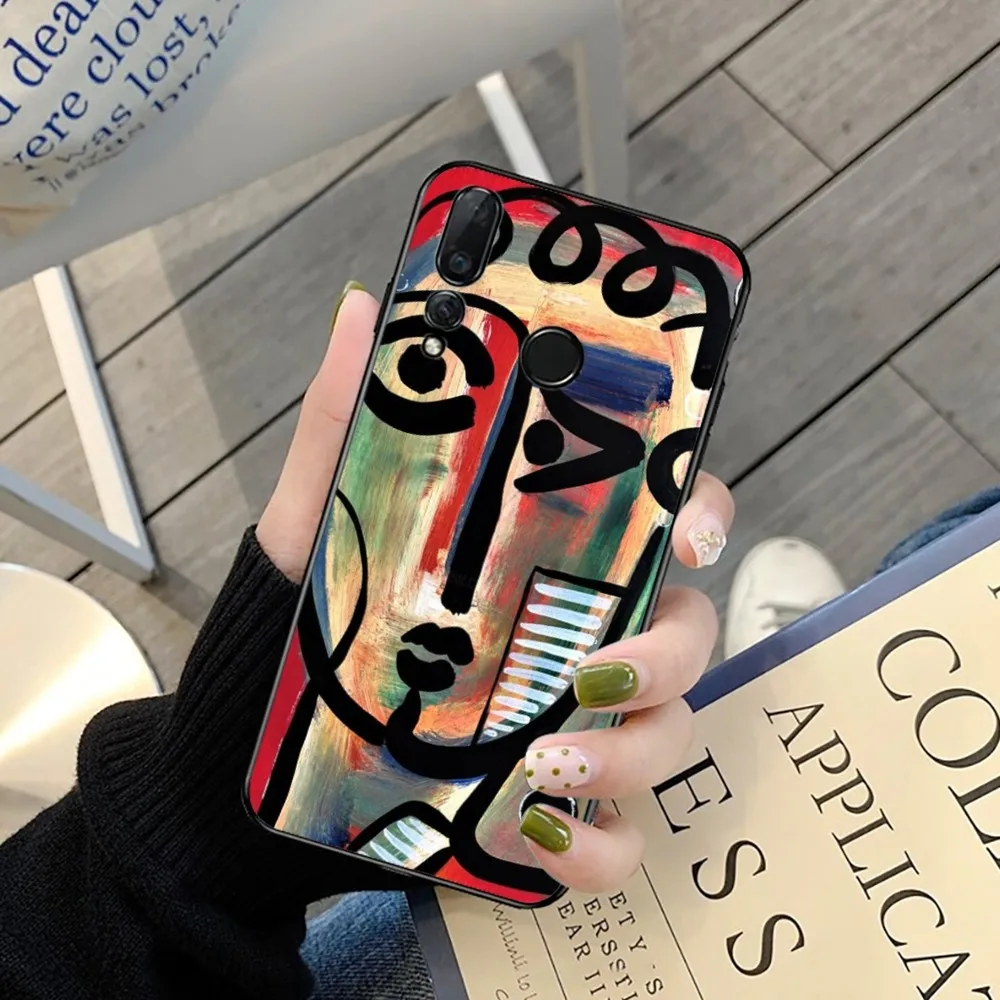 Picasso abstract Art painting Phone Case For Huawei Y9 6 7 5 Prime Enjoy 7s 7 8 plus 7a 9e 9plus 8E Lite Psmart Shell