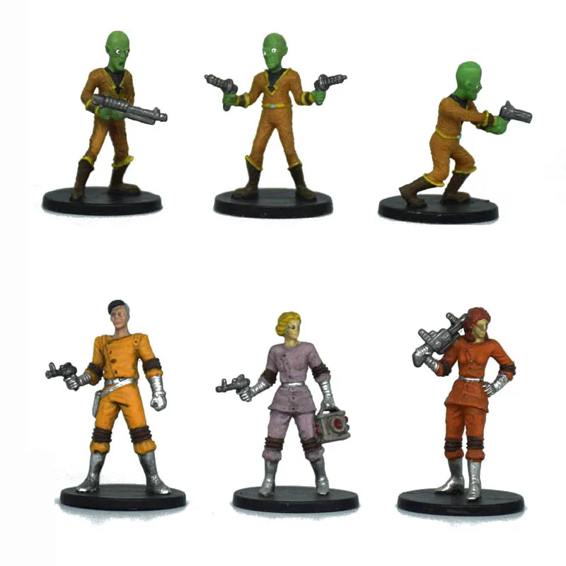 ПВХ фигурка модель игрушечная настольная игра warидея инопланетянин 6 шт./компл. ПВХ фигурка модель игрушечная настольная игра warидея инопланетянин 6 шт./компл.