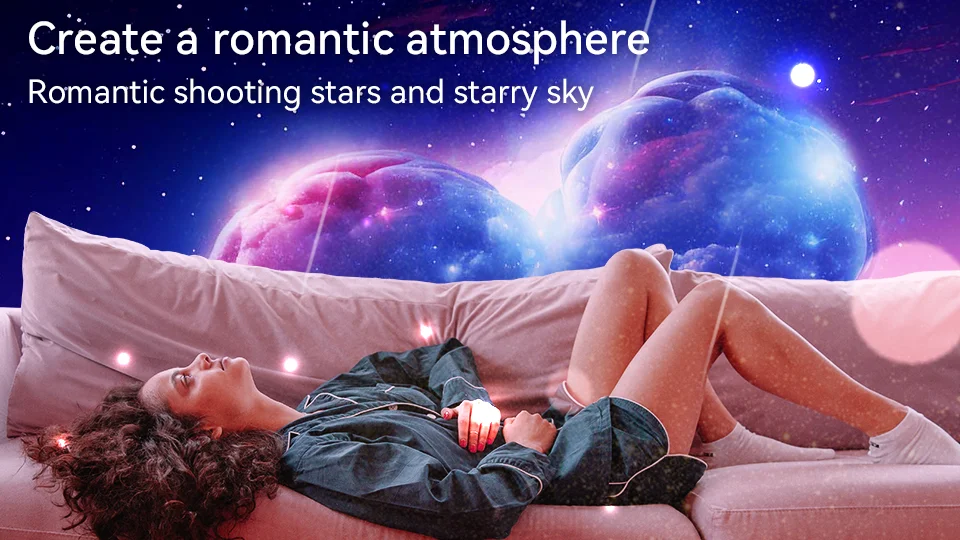 Newest Meteor 13 in 1 Ultra Clear Galaxy Projector Ultra Clear Night Light Lamp Rotary Space Ball Planetarium Projector Lights F