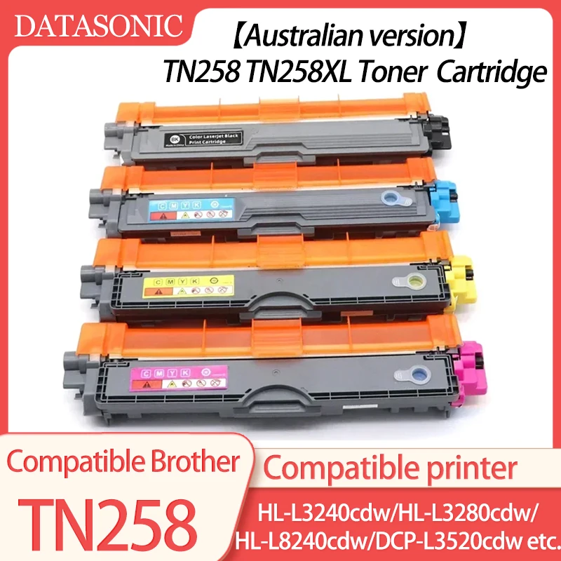 

Тонер-картридж AU TN258 TN259, совместимый с Brother DCP-L3520cdw L3560cdw MFC-L3755 L3760 L8390 HL-L3240cdw L3280cdw L8240cdw