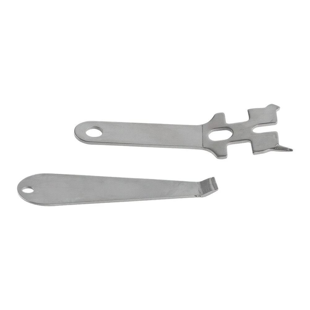 2 Piece Stainless Steel Puck Remover Set for Espresso Portafilters Easy Installation No Tools Required Lightweight 11.6 5 2 cm