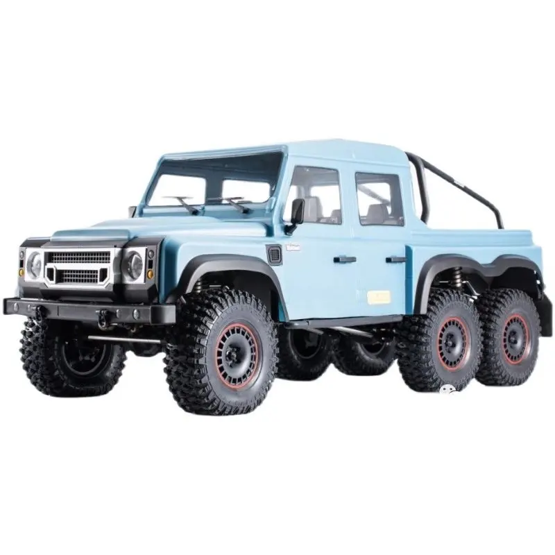 YK6101 1/10 Scale Defender Six-Wheel 6X6 Dual-Speed Climbing Car with Differential Lock High and Low Gear Remote Control Toy Car
