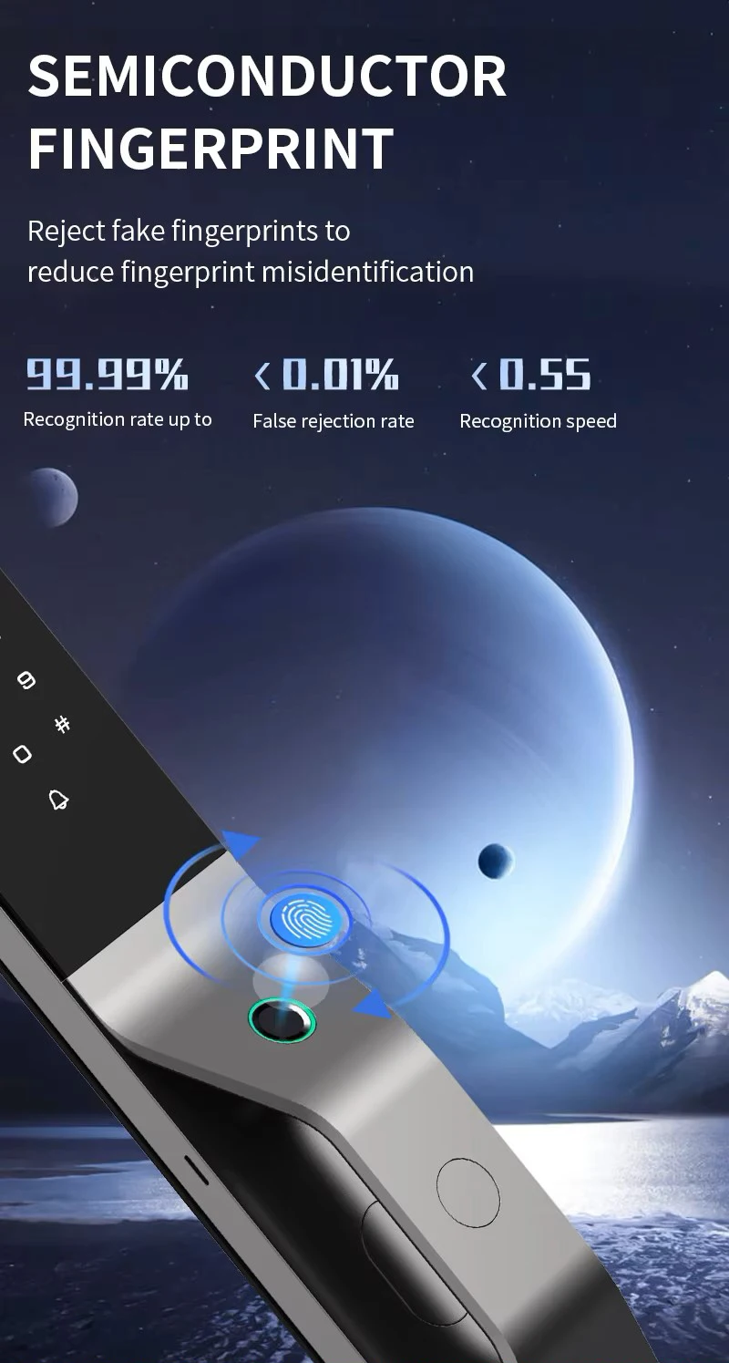 STLF Ai Intelligent Tuya Wifi App قفل الباب الذكي في الوقت الحقيقي الأمن التعرف على الوجه الاتصال الداخلي التلقائي البيانات السحابة #5