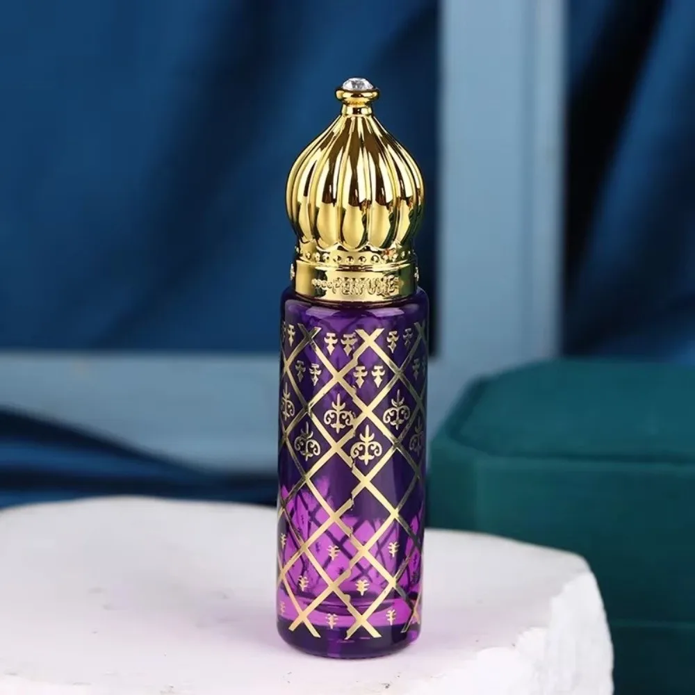 New 8ml Empty Perfume Bottle Glass Roller Ball Portable Glass Bottle Color Packaging Roll-on Bottle Perfume Making