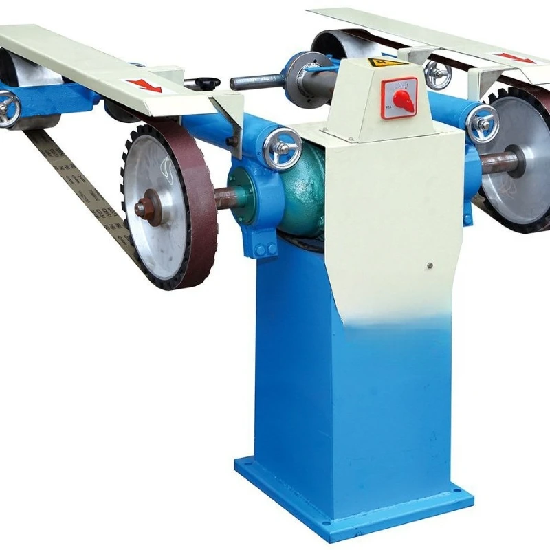 Heavy duty vertical double station belt sander sander polishing machine belongs to sander sand turbine
