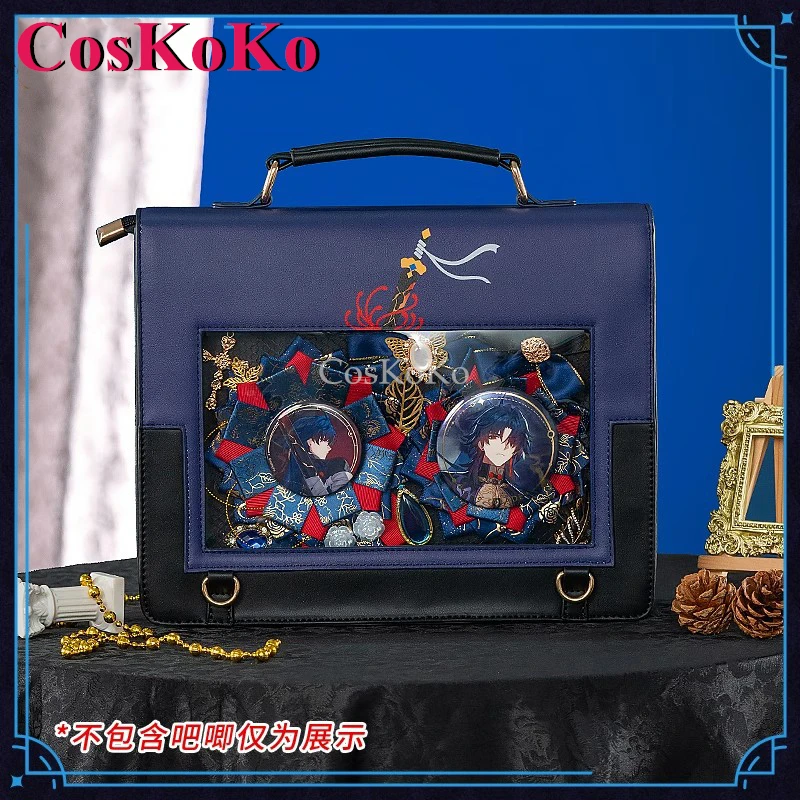 CosKoKo Blade Cosplay Game Honkai: Star Rail Theme Impression Pack Daily Preppy Commuter Backpack Messenger Bag Fashion Itabag