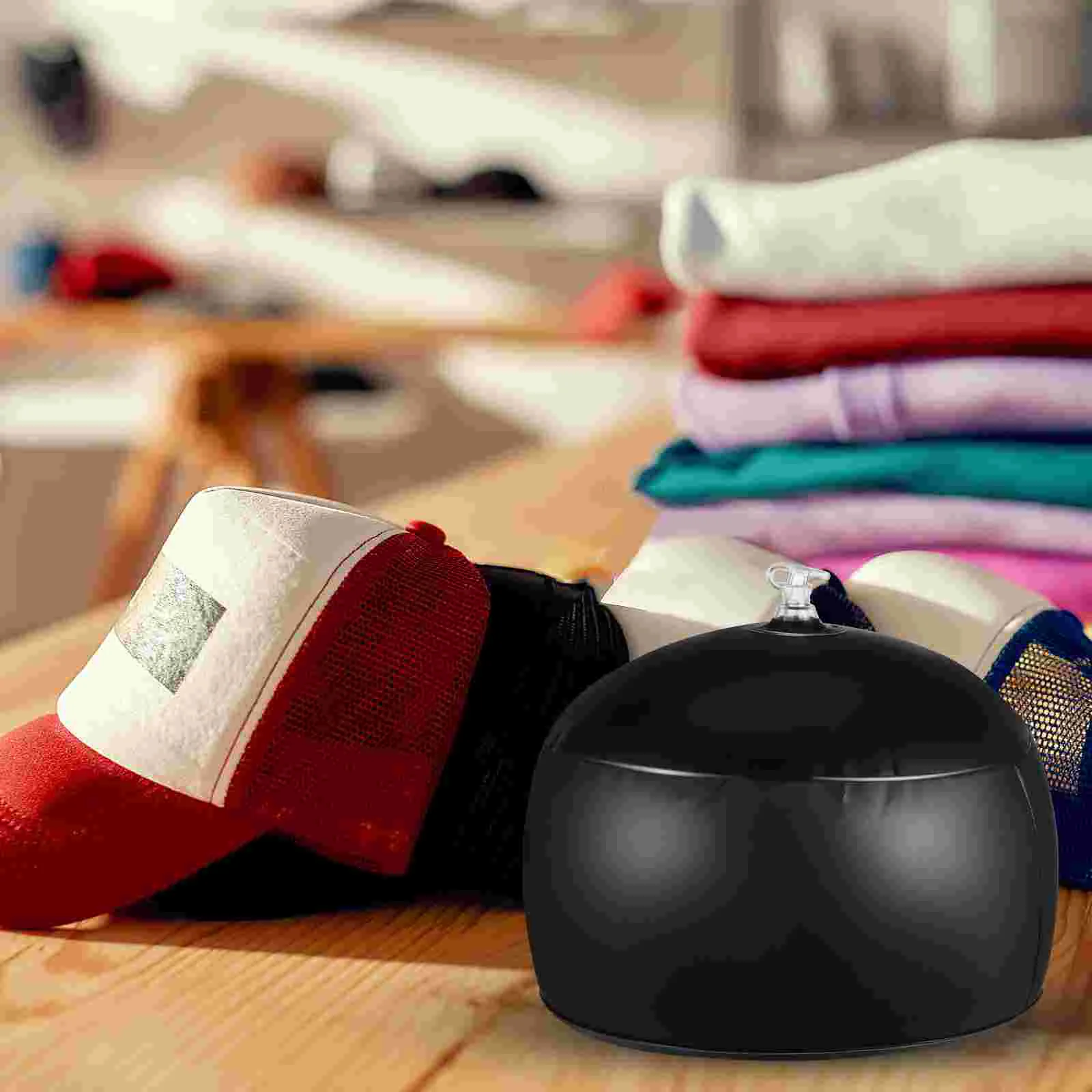   Hoed Styler Baseball Cap Rack Opblaasbare Shaper Opslag Running Tafelblad Stand Pvc Display Man