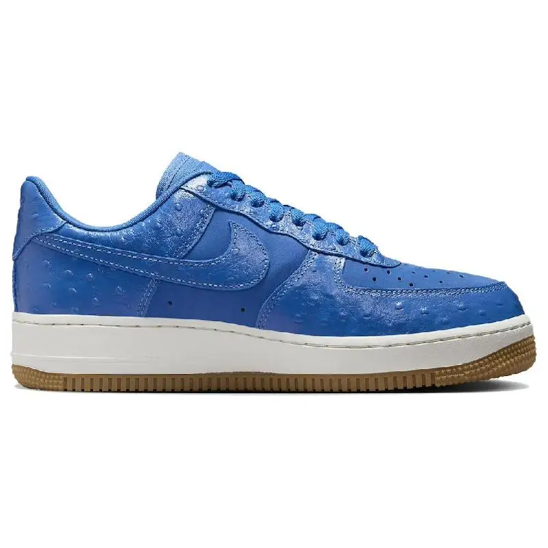 Nike Air Force 1 Low \'07 LX Blue Ostrich Women\'s Sneakers shoes DZ2708-400 With Original Box