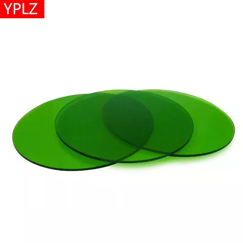 光学グリーンガラスフィルター カラー光学ガラス グリーン光透過 530nm吸収 グリーンカラーフィルター