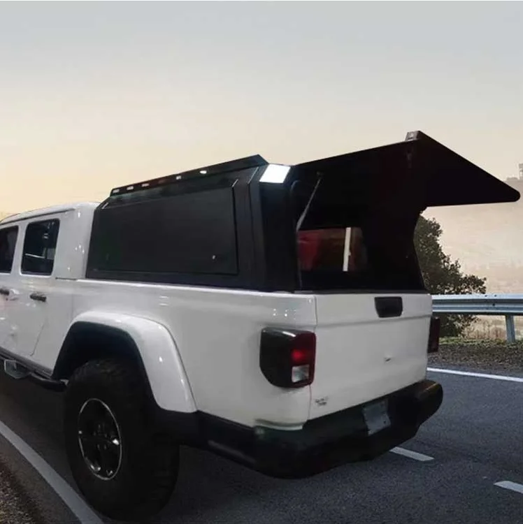 

Heavy-Duty Steel Canopy for Gladiator 2021 - Weatherproof Truck Bed Cover with Lockable Design Easy to Installation