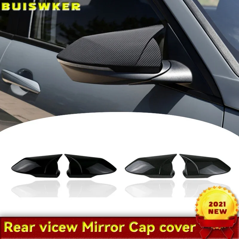 

For Hyundai Elantra 2021 Mirror Modified Horn Rearview Mirror Shell Cover