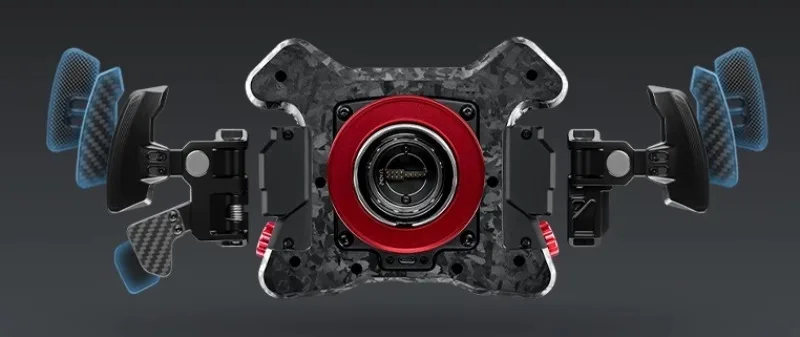 Onderdelen voor SIMAGIC NEO X Racing emulator HUB Koolstofvezel Gaming Stuurwiel Multi-form Paddle Wheel Body SIMAGIC