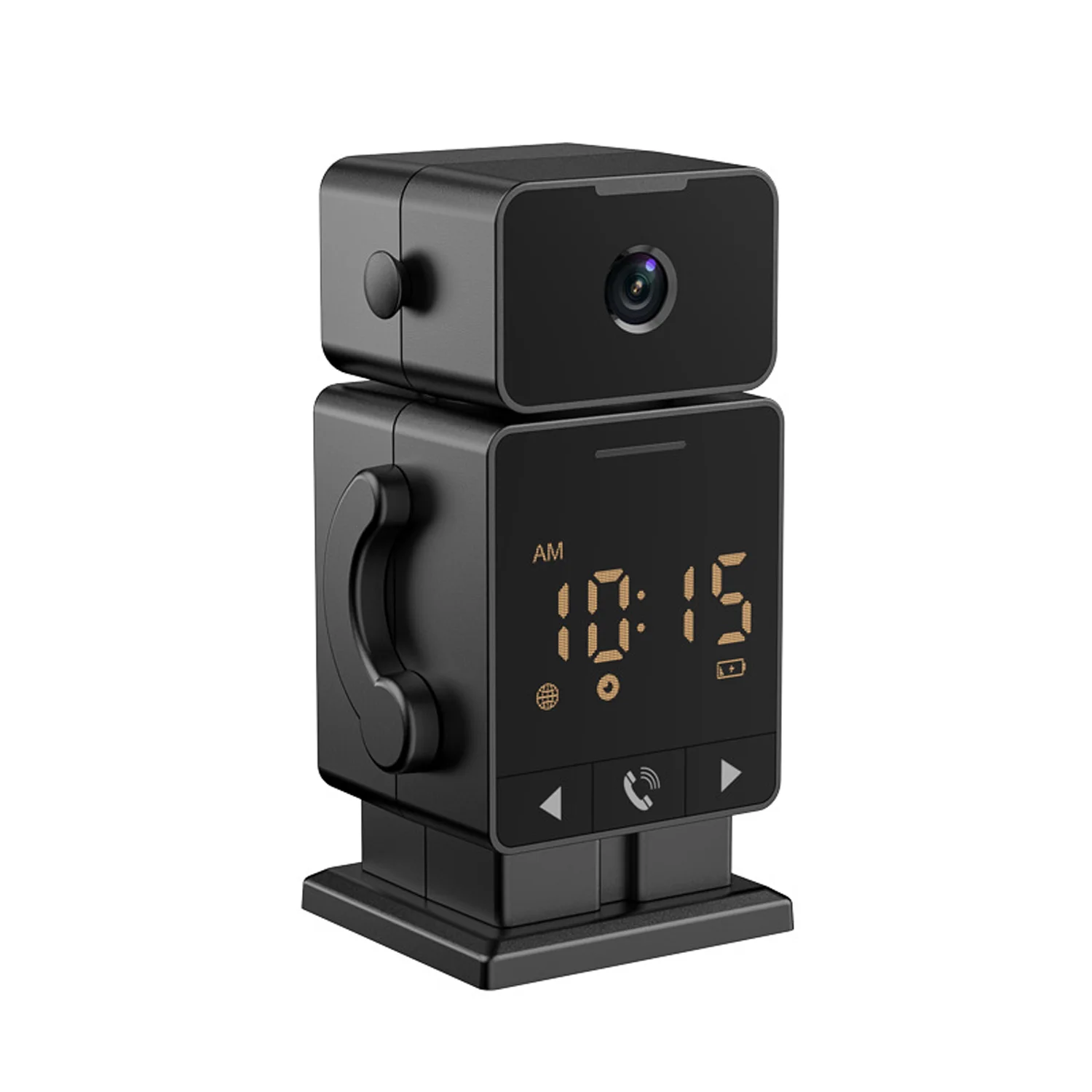 

Tuya 3MP Alarm Clock Camera Wireless Home Security HD Night Vision Baby Montior Two Way Audio 1-Click Call Auto Tracking PTZ Cam