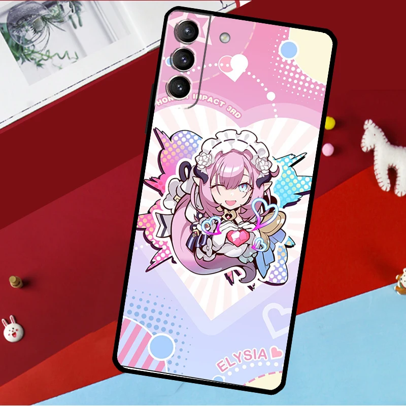 Elysia Honkai impact Case For Samsung Galaxy S20 FE S21 FE S22 S23 Ultra Note 20 S9 S10 Note 10 Plus Back Cover