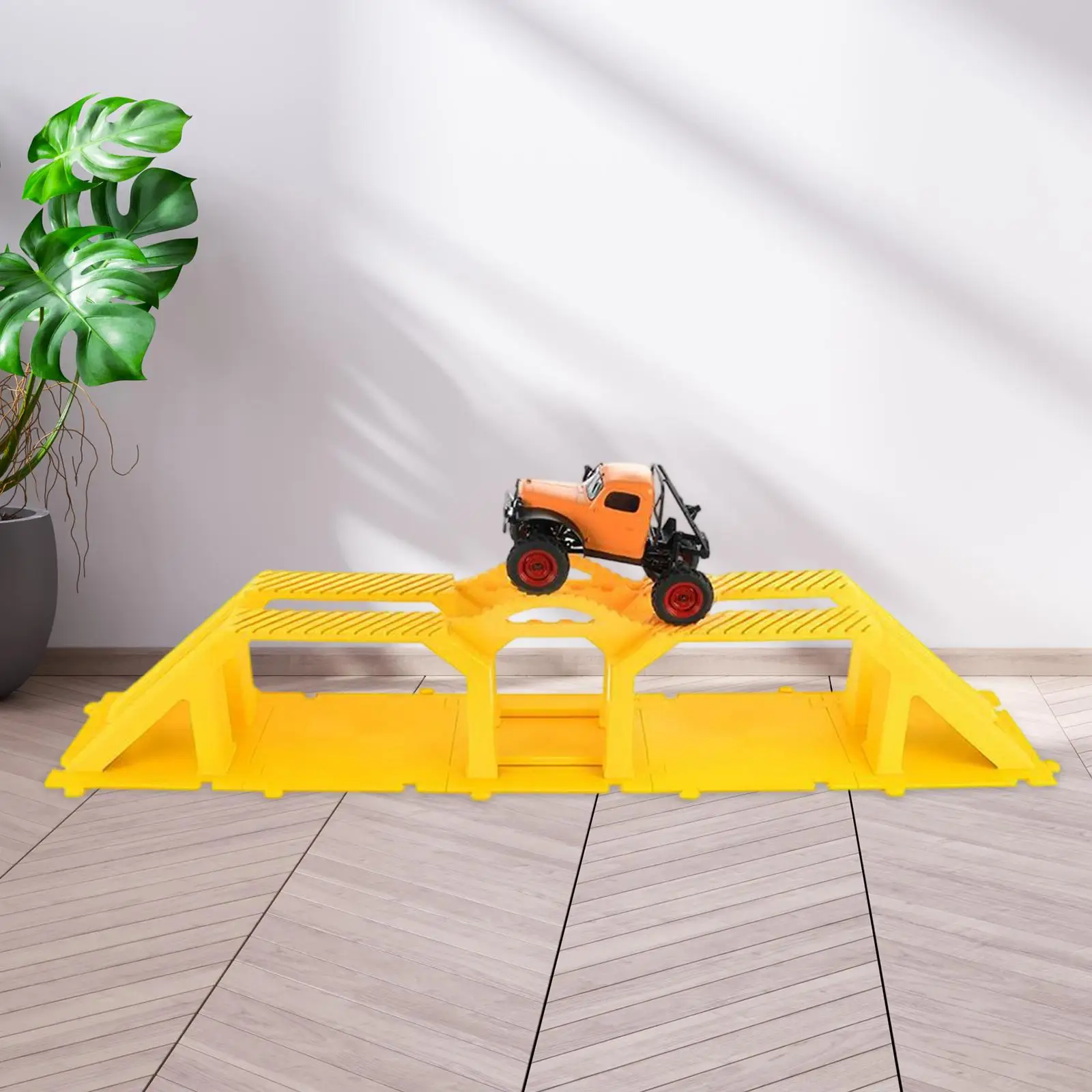 

1/18 1/24 RC Crawler Obstacle Bridge, Spare Parts, Sturdy Professional, Durability Simulated Steep Simulation Slope Ramps