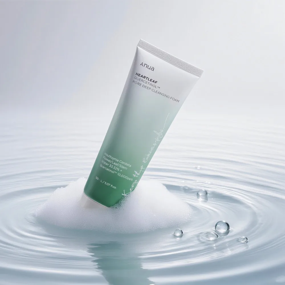 Facial Cleanser Heartleaf Facial Cleanser Form Moisturizing Soothing Skin Care Heartleaf Oil Control Cleanser 150ml