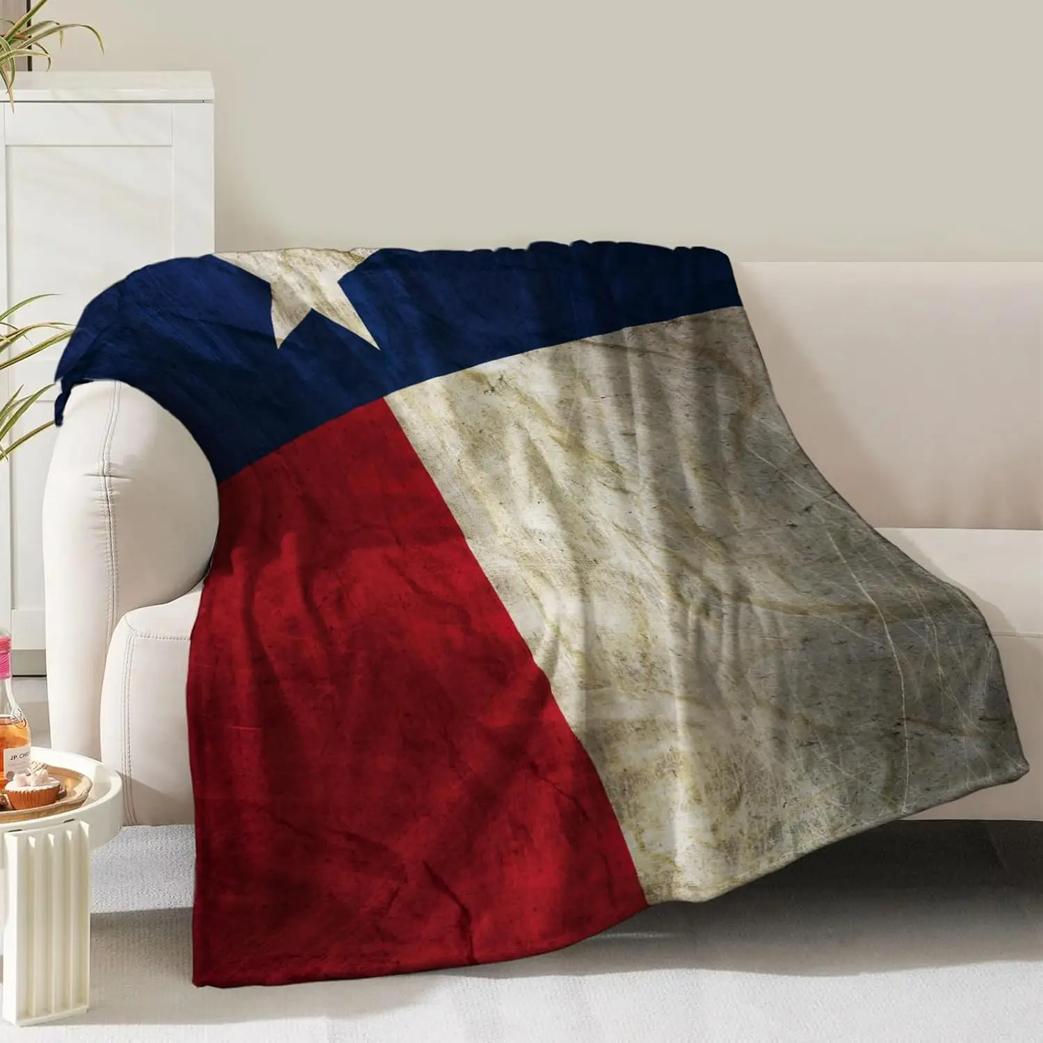 Couverture drapeau du Texas, cadeaux pour hommes, papa, garçons, femmes, anniversaire, noël, saint-valentin, décor à thème drapeau de l'état du Texas, chambre à coucher
