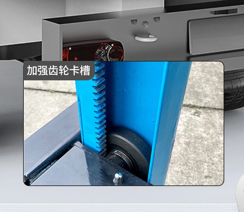 LH truck-mounted forklift cargo unloading and hand-pushing magic tool, fully automatic portable handling loader