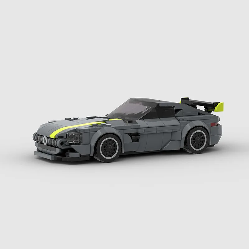 Sports car racing moc compatible Lego small particles educational assembly children's building block toys cross-border wholesale