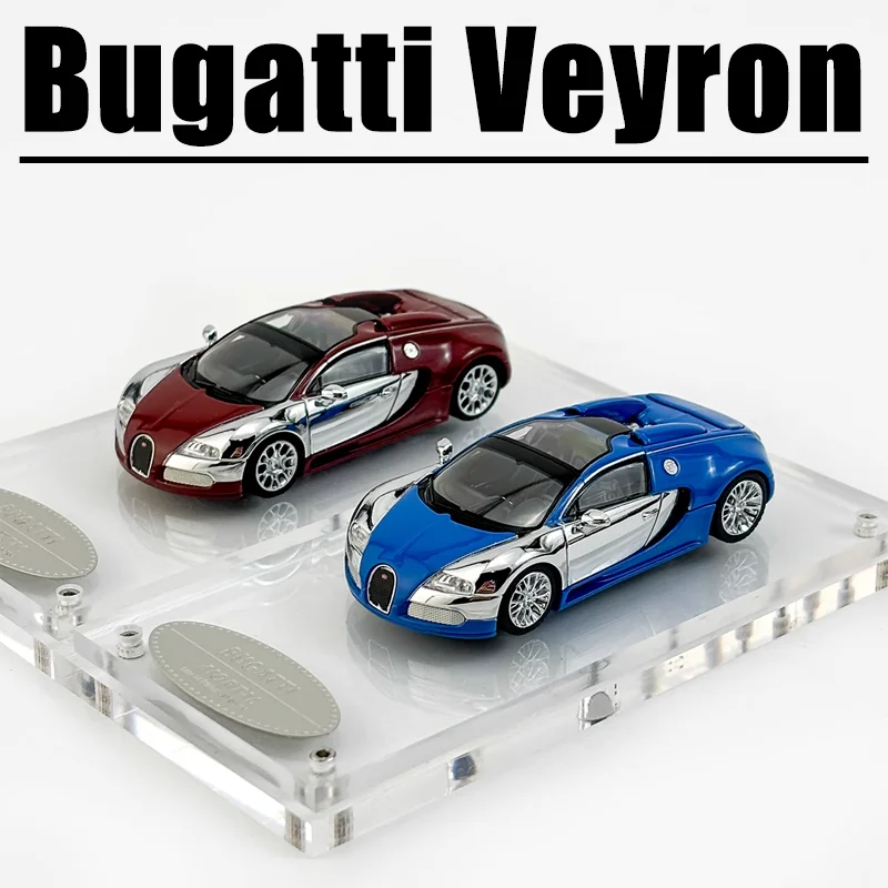 Sterfelijke schaal 1/64 Bugatti Veyron Limited Edition legering speelgoed motorvoertuig gegoten metalen model geschenken