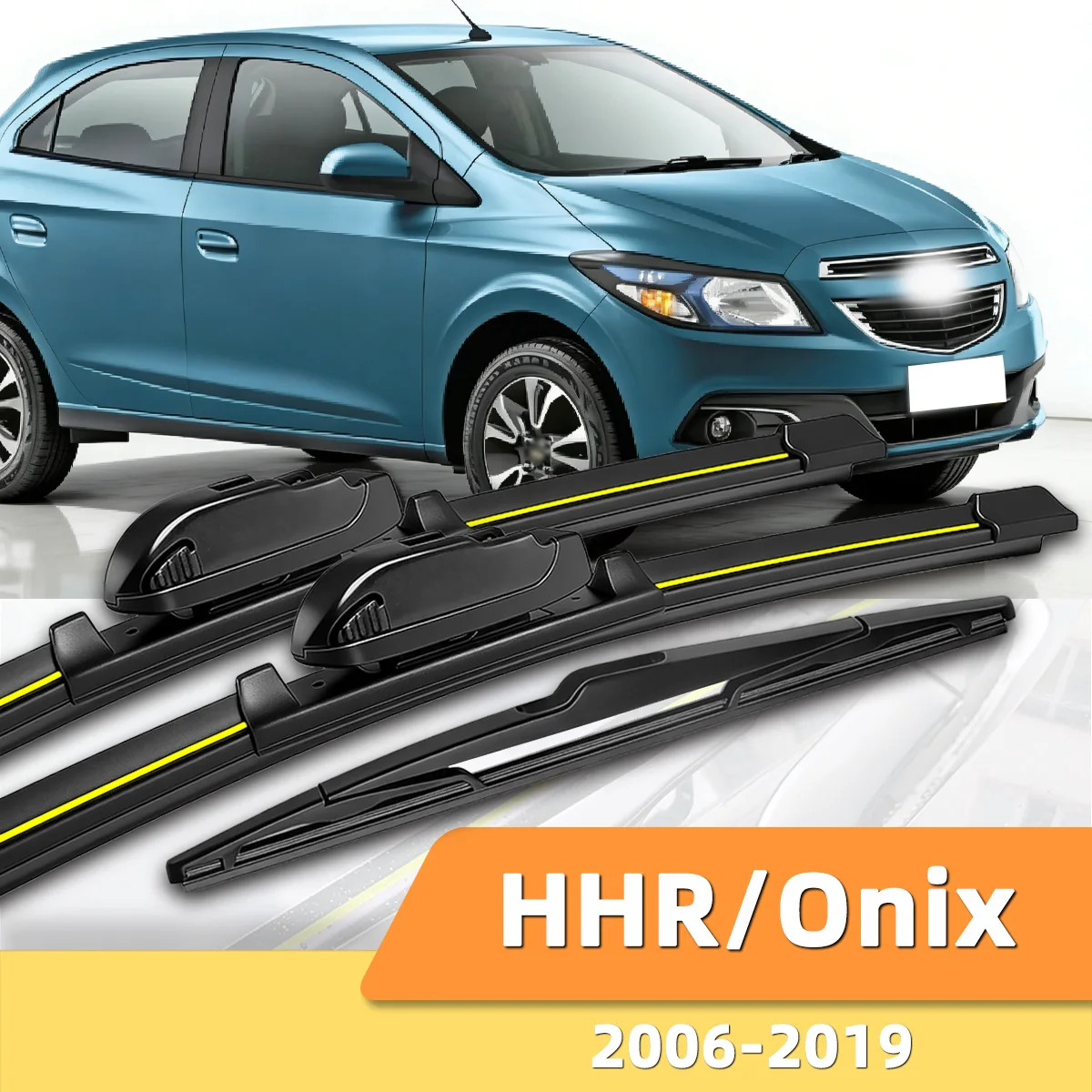 

3PCS Front And Rear Windshield Wipers Suitable For Chevrolet HHR/Onix 2006-2019 Automotive Windshield Accessorie 2008 2014 2018