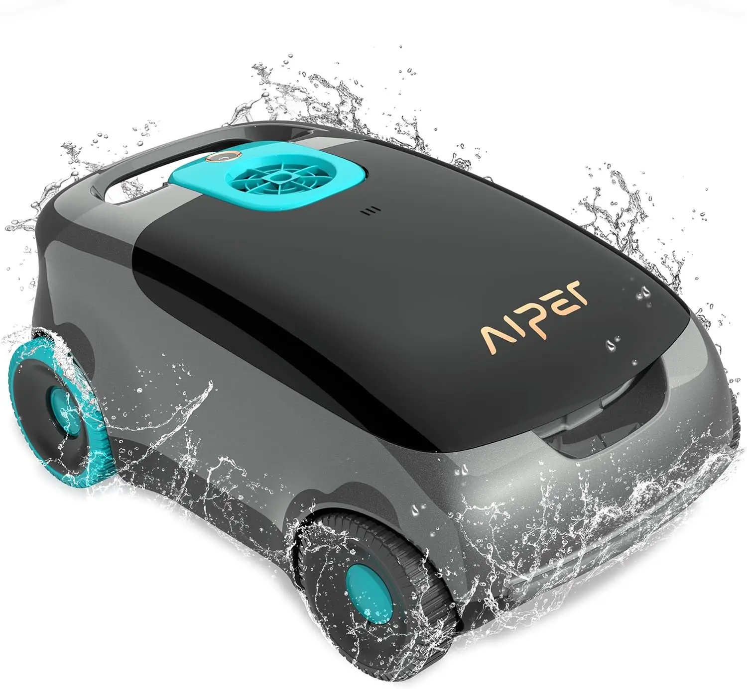 

Cordless Robotic Pool Cleaner, Pool Vacuum for Above Ground Pool with Advanced Filtration, Motor & LED Indicator,