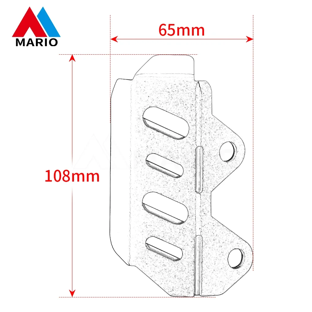 For Yamaha TENERE 700 tenere700 2019 2020 2021 Motorcycle Accessories Aluminum Rear Brake Master Cylinder Guard Cover Protector