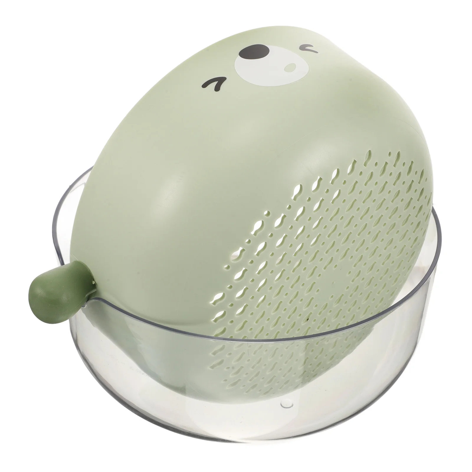 

Dual-Layer Kitchen Colander Rotating Strainer Basket Double Drain Bowl Rice Washer Fruit Veggie Cleaner Pasta Drainer