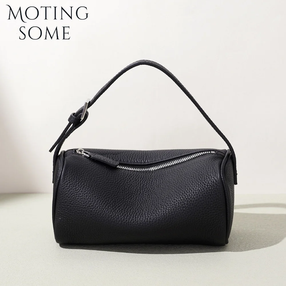 MOTINGSOME 2026 New in Genuine Leather Mini Bag Woman Luxury Designer Bags Shoulder Small Handbag Crossbody Pen Holder Purse